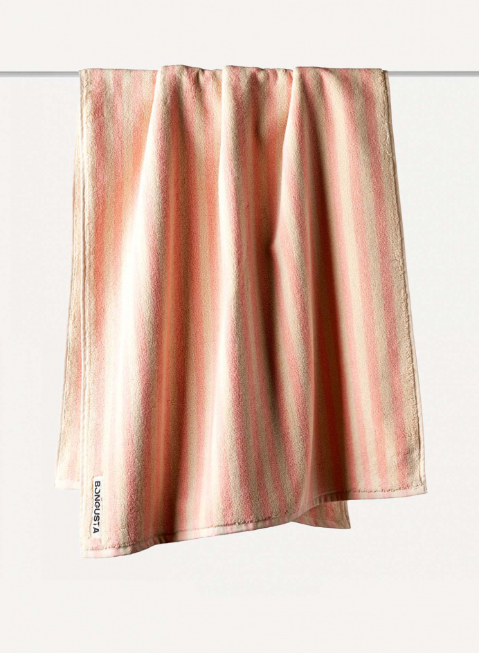 Bath Towel Tropical & Creme in the group DETAILS / TEXTILE / BATHROOM TEXTILES at Tambur Store AB (BONBON12008)