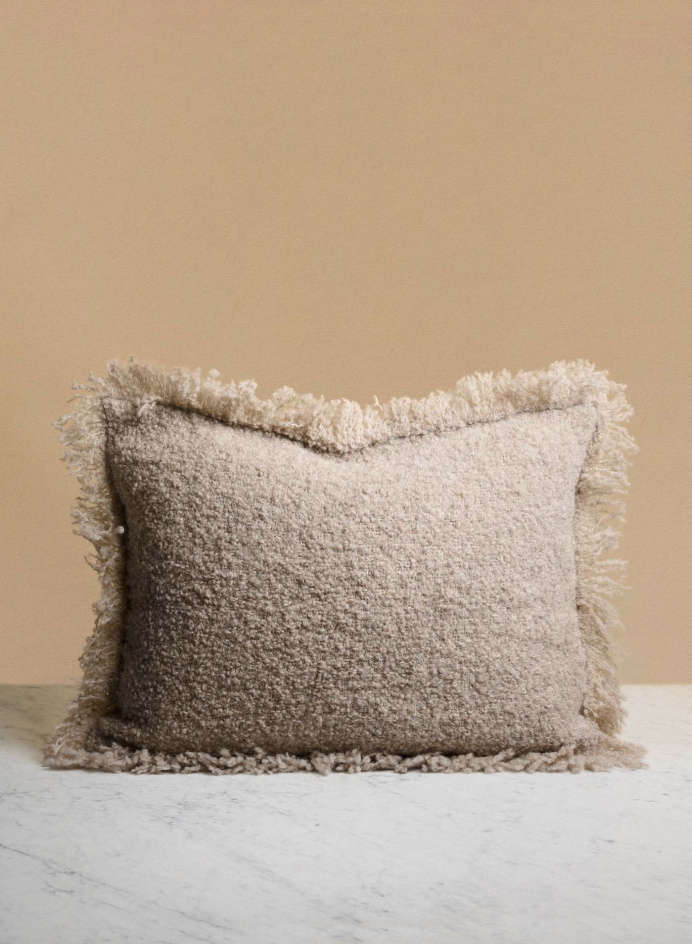 Beige cushion 65x45cm in the group Details / Textile / Decorative Pillows at Tambur Store AB (CAPBEC65x45)