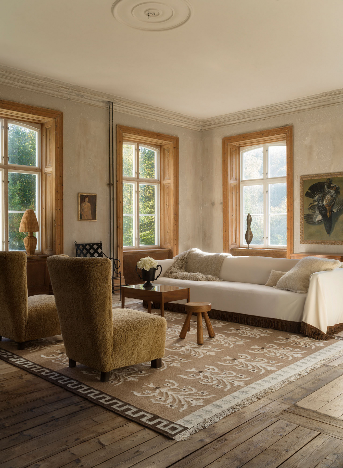 Beige Throw Beige Throw