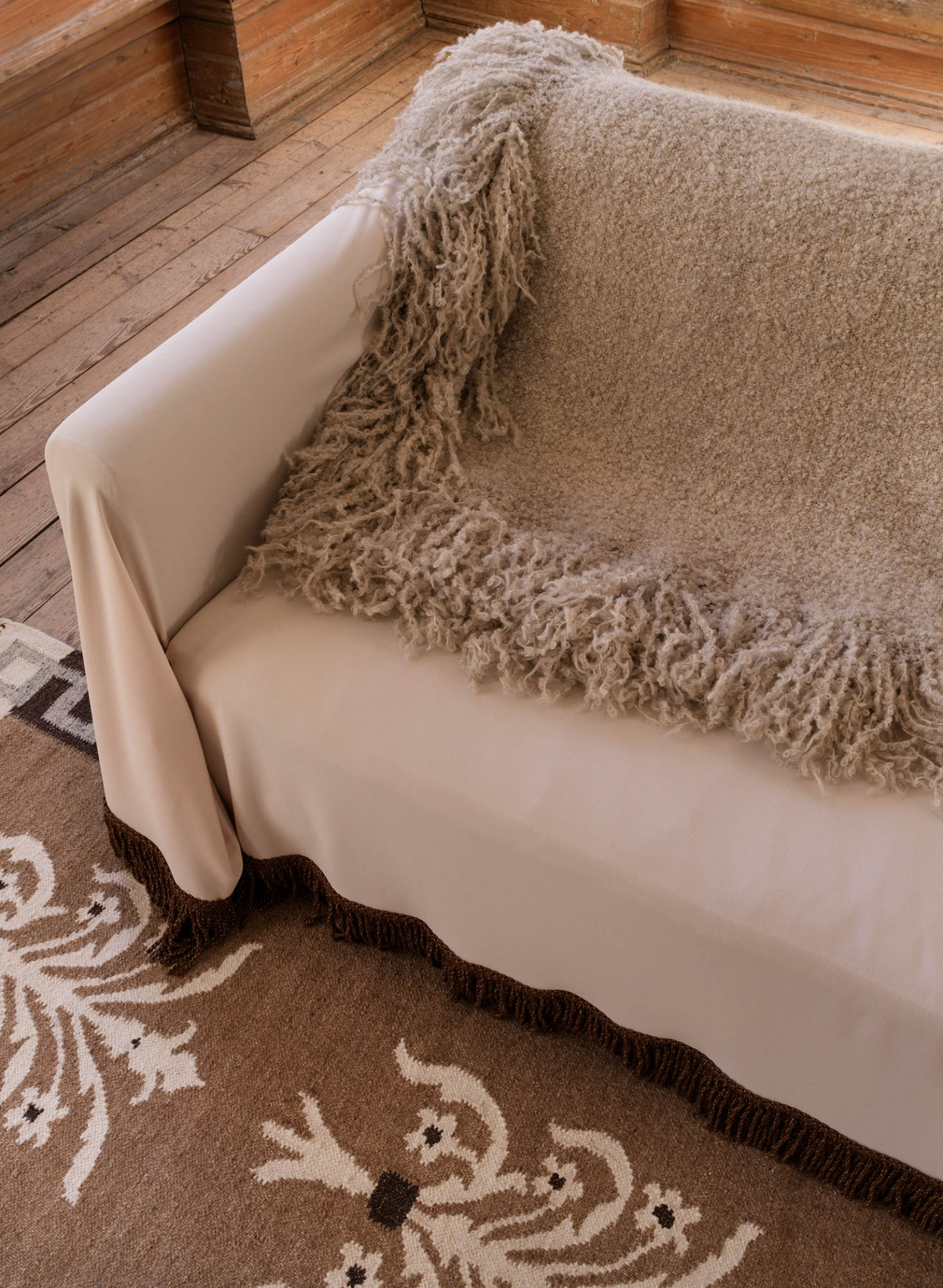 Beige Throw Beige Throw