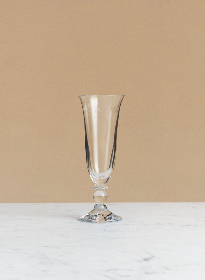 Champagne glass Fleur-de-lis in the group Kitchen / Table setting / Drinking Glass at Tambur Store AB (CHE30957)