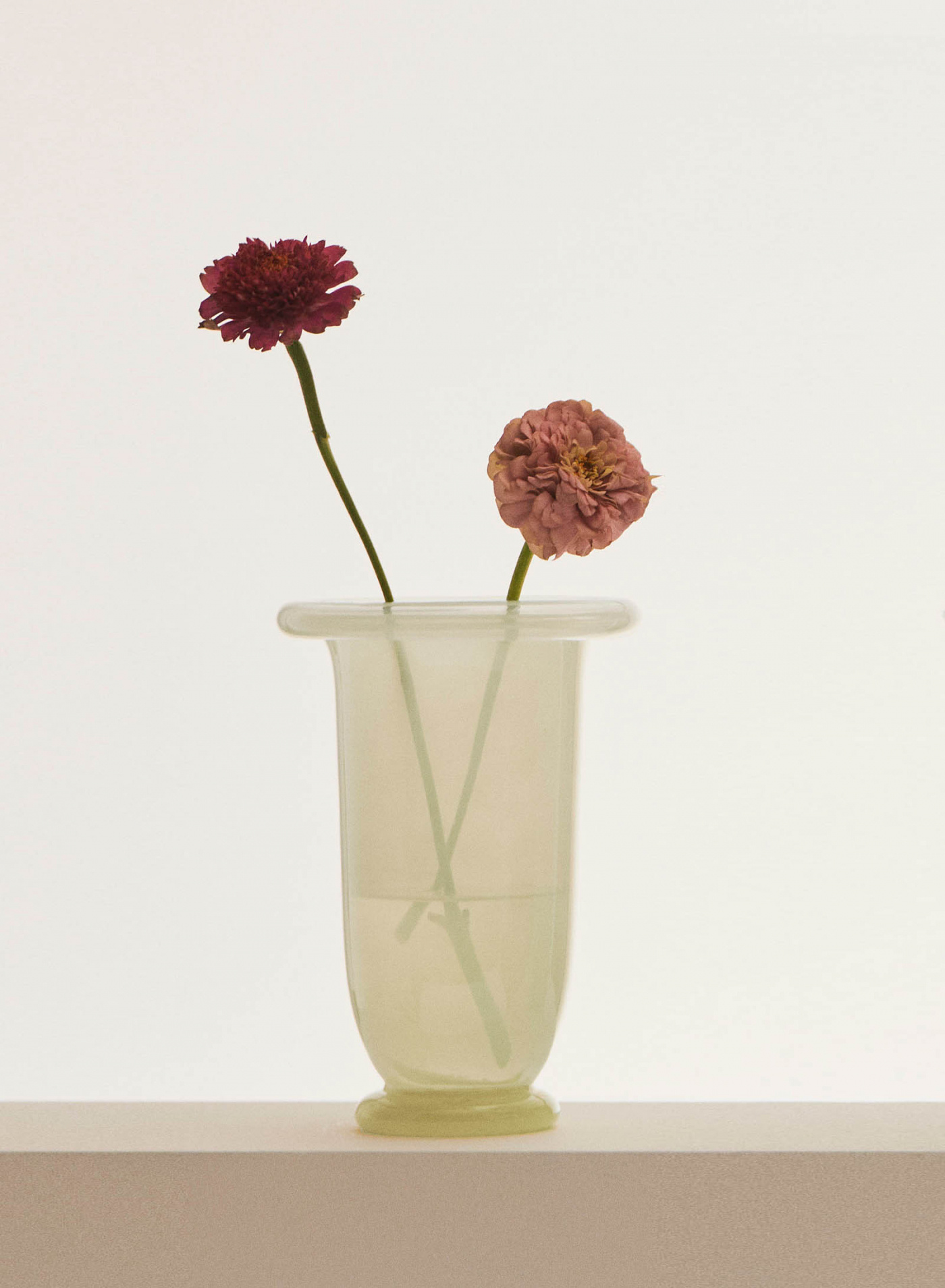 Empire Vase Lime Yellow Empire Vase Lime Yellow