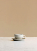 Espresso Cup Single with saucer (9cl) Natural