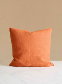 Linen Cushion Carrot