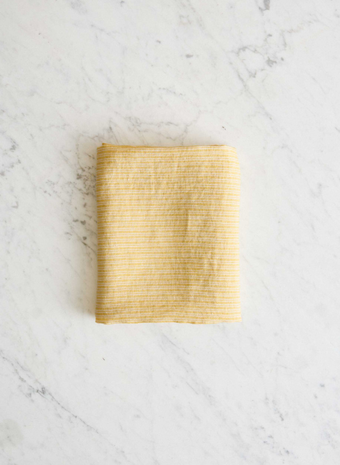 Kitchen Towel Yellow Stripe in the group Kitchen / Table setting / Kitchen Textiles at Tambur Store AB (LNGEPDT40170)