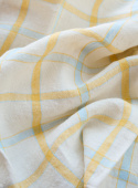 Kitchen Towel  Yellow / Blue Checks