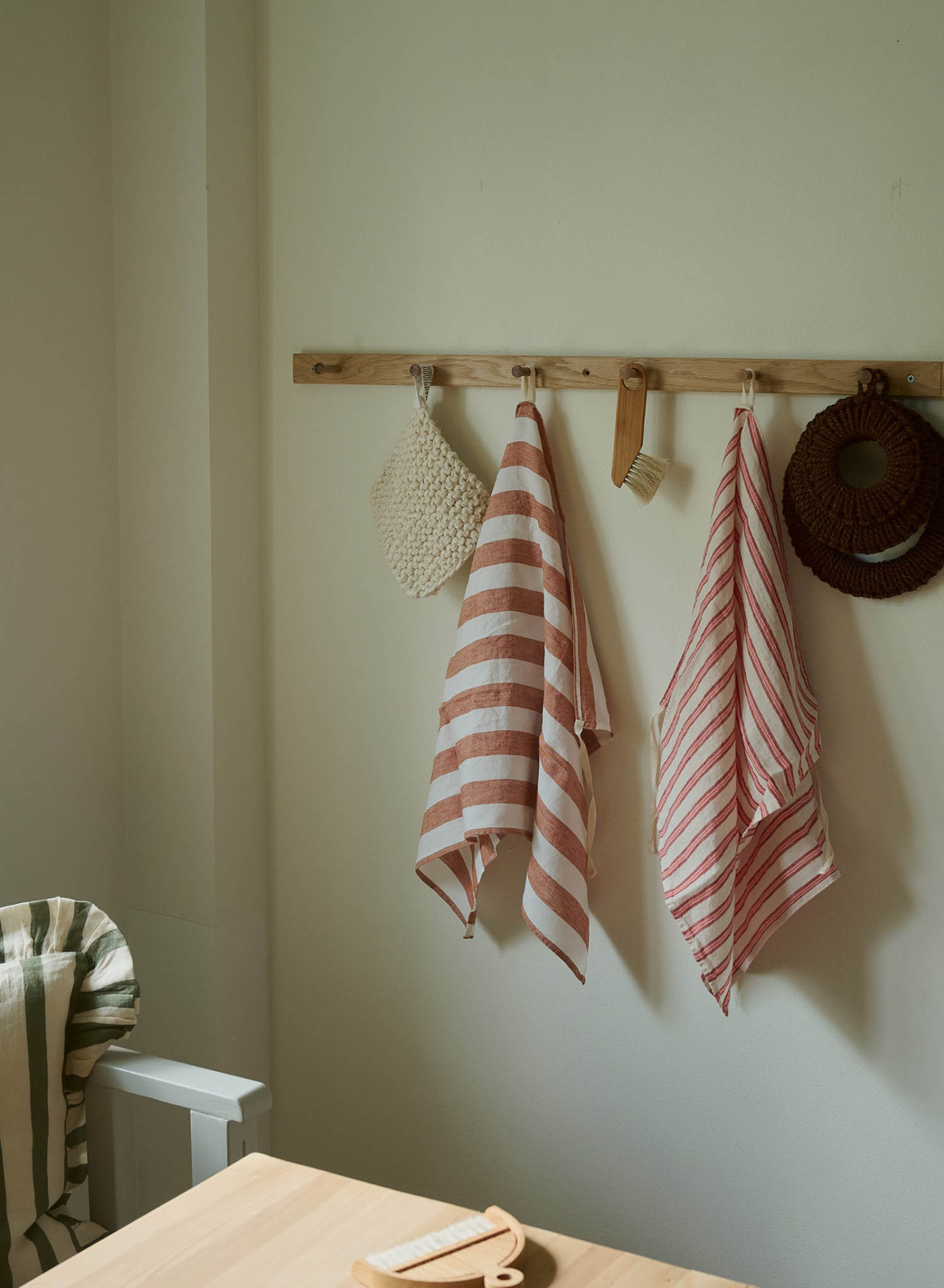 Kitchen Towel Sienna White Stripe
