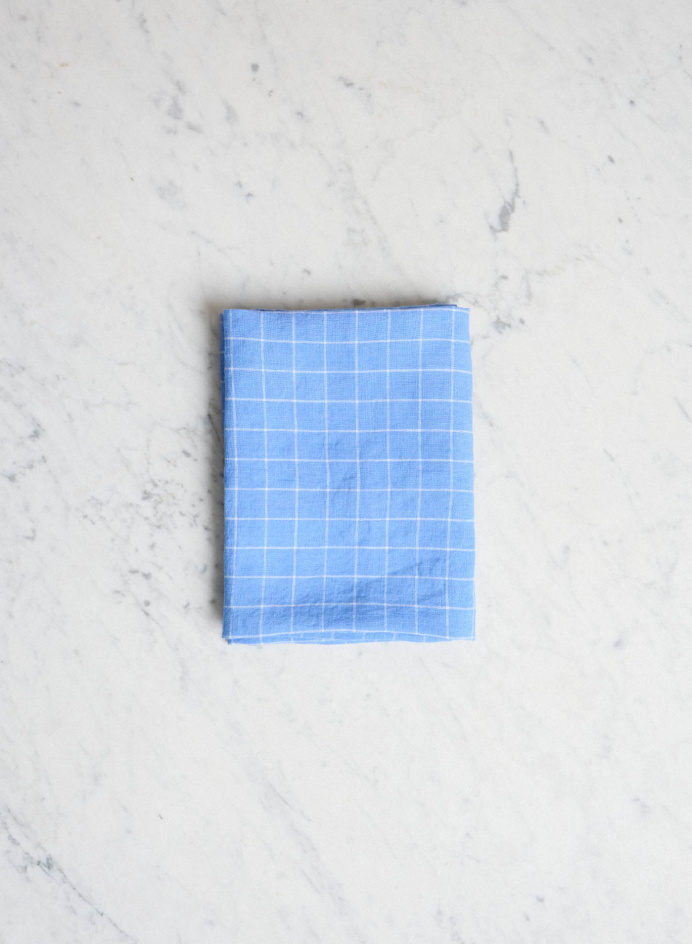 Kitchen Towel Blue School Check in the group Kitchen / Table setting / Kitchen Textiles at Tambur Store AB (LNGEPDT40349)