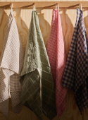 Kitchen Towel  Red Checks