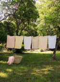 Kitchen Towel Grey Stripe