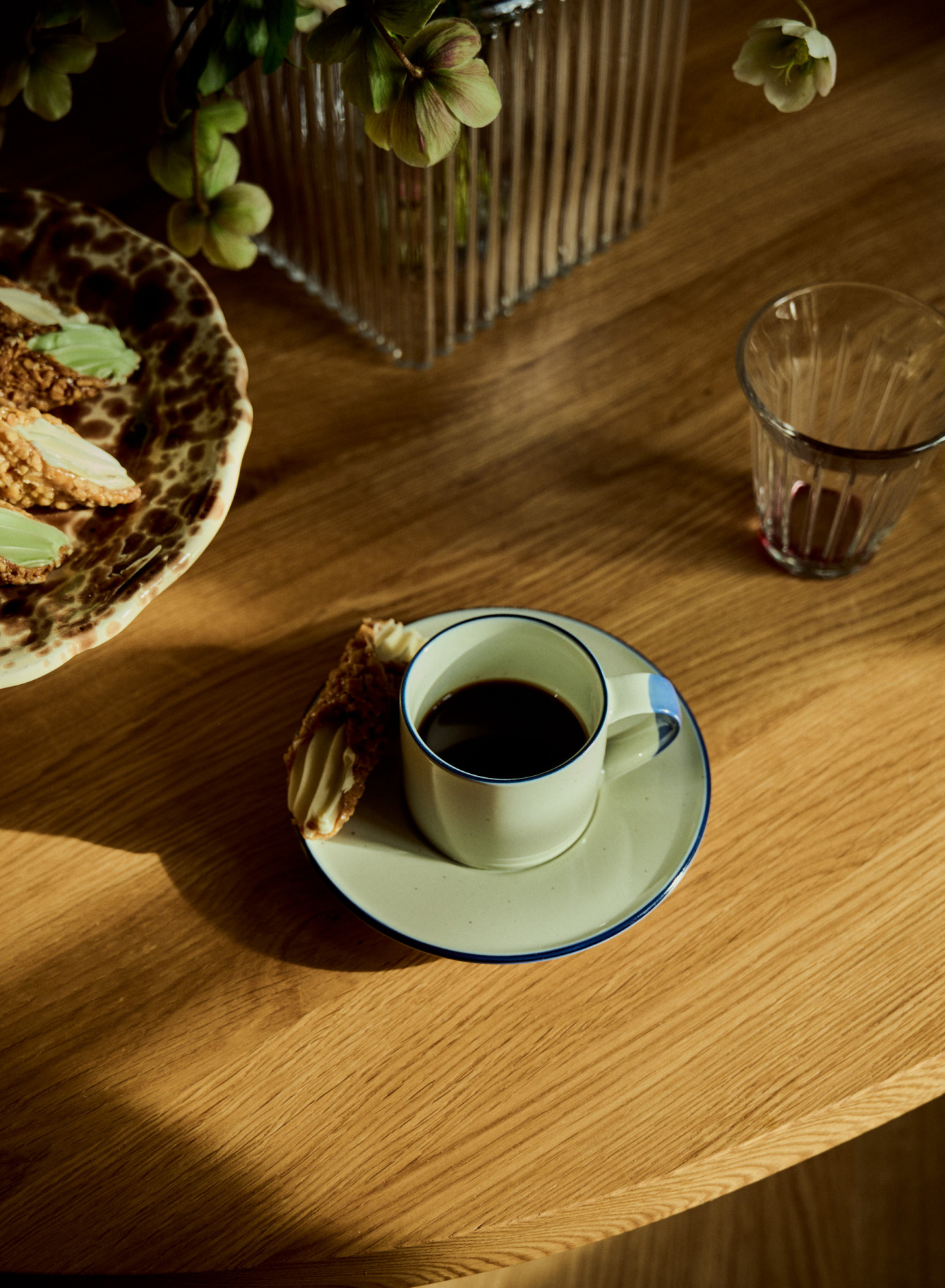 Espressokopp med Fat Ovanåker Blue