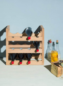 Silo Winerack Oiled Ash