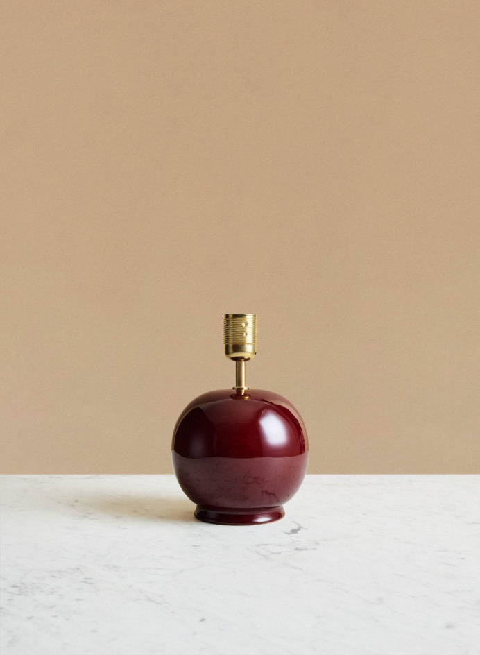 Lamp base Tondo Piccolo Burgundy in the group Lightning / Lamp Base at Tambur Store AB (NFS06T14BRD)