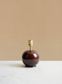 Lamp base Tondo Piccolo Redbrown
