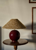 Table lamp Tondo Burgundy | Ampio Amber