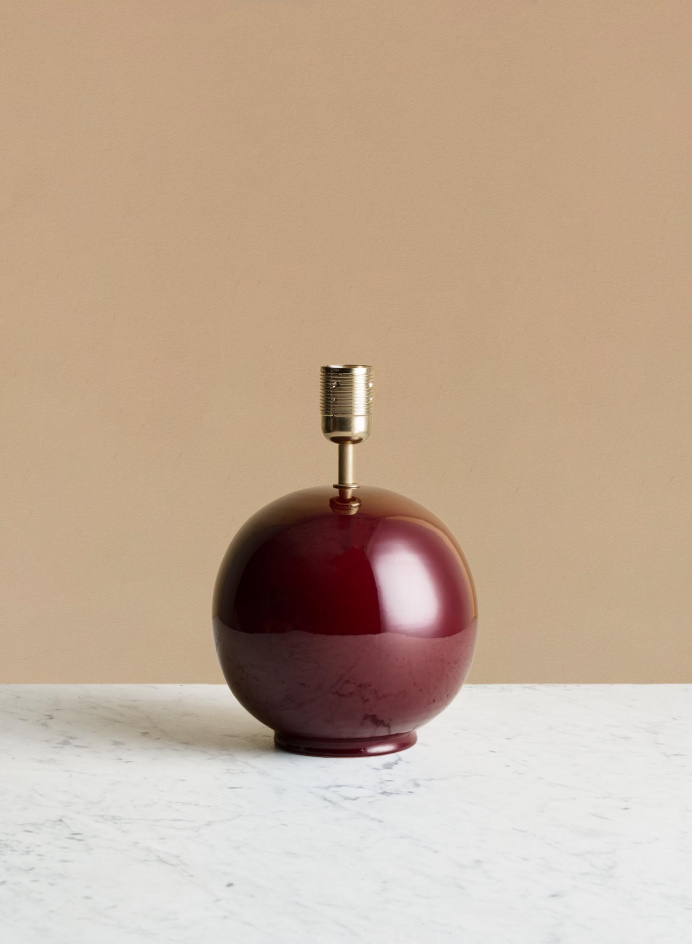 Lamp base Tondo Burgundy in the group Lightning / Lamp Base at Tambur Store AB (NFS06T18BRD)
