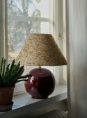 Lamp base Tondo Burgundy