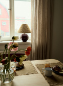 Lamp base Tondo Burgundy