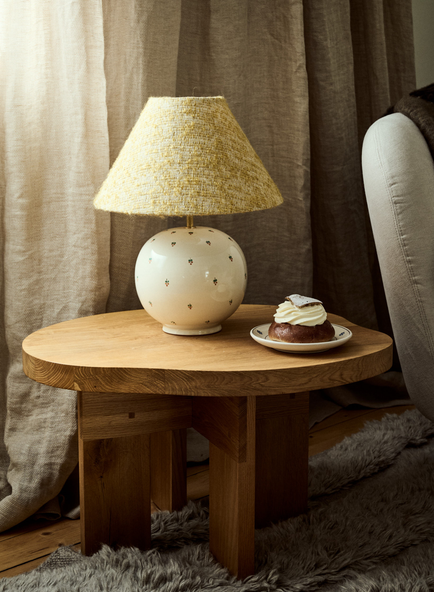 Table lamp Tondo Fiore | Cono Yellow