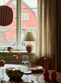 Table Lamp Tondo Rosa | Cono Mint Green