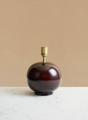 Lamp base Tondo Redbrown