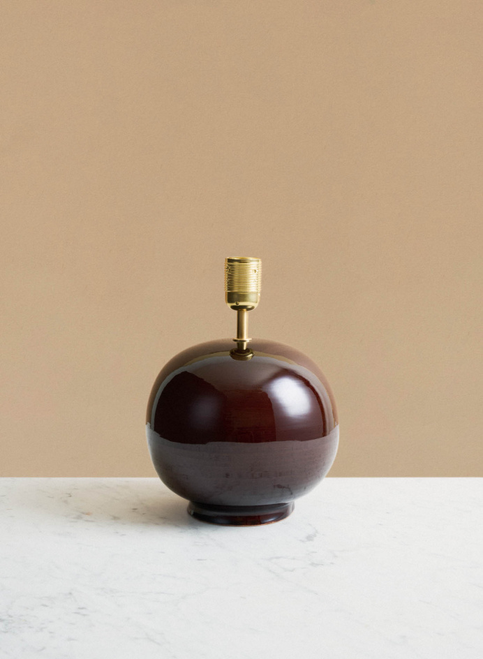 Lamp base Tondo Redbrown in the group Lightning / Lamp Base at Tambur Store AB (NFS06T18TDM)