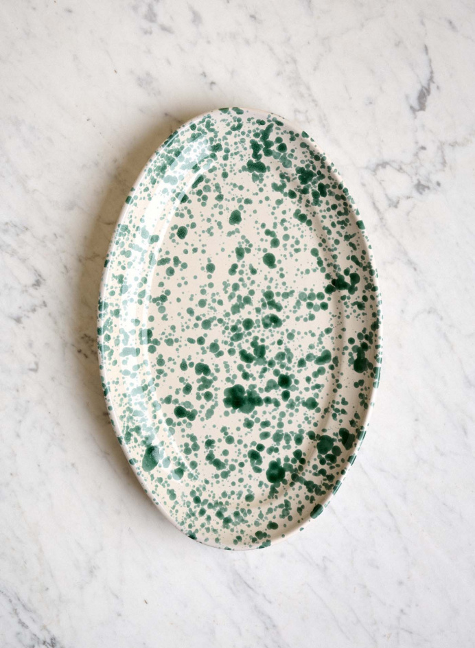 Serving Platter SpruzziMuschio in the group Kitchen / Porcelain / Platter at Tambur Store AB (NFS1835SMV3SA)