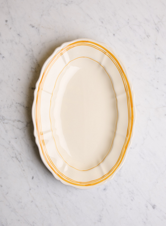 Serving Platter Baccellato Solare in the group KITCHEN / PORCELAIN / PLATTER at Tambur Store AB (NFS18B354RG)