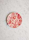 Plate Spruzzi Red