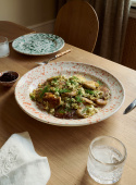 Serving Platter Il Giro Spruzzi Arancio