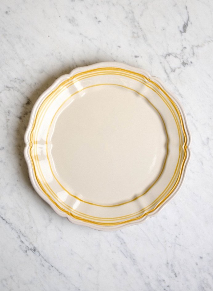 Platter Baccellato Solare in the group Kitchen / Porcelain / Platter at Tambur Store AB (NFS20B354RG)