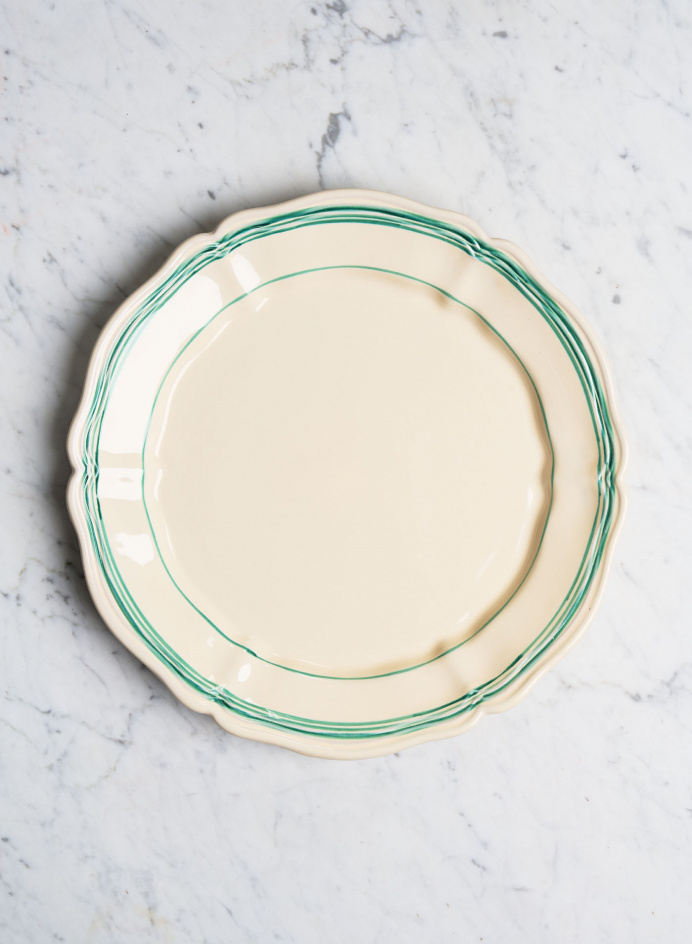 Platter Baccellato Verde in the group KITCHEN / Porcelain / Platter at Tambur Store AB (NFS20B354RV)