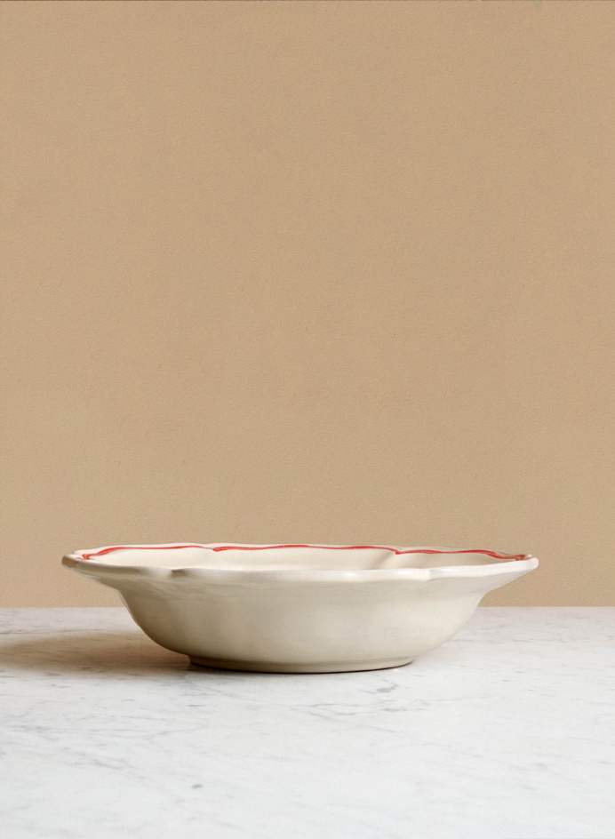 Server Baccellato Rigio Rosso in the group Kitchen / Porcelain / Serving bowls at Tambur Store AB (NFS20BF31FILR5)