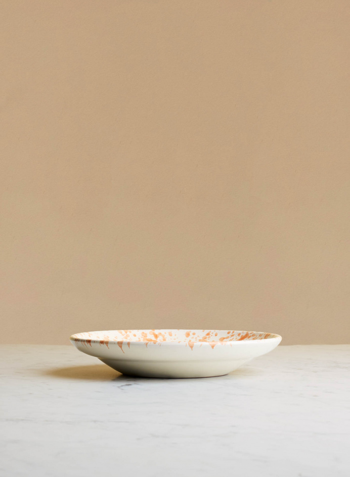 Deep Plate Spruzzi Arancio in the group Kitchen / Porcelain / Deep plates at Tambur Store AB (NFS20F23SMAR)