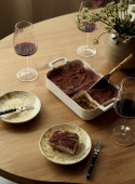 Small Plate Spruzzi Ambra