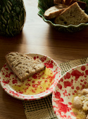 Small Plate Spruzzi Red