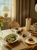 Dinner Plate Spruzzi Arancio