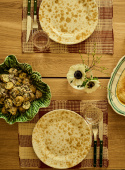 Dinner Plate Spruzzi Ambra