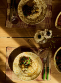 Dinner Plate Spruzzi Ambra