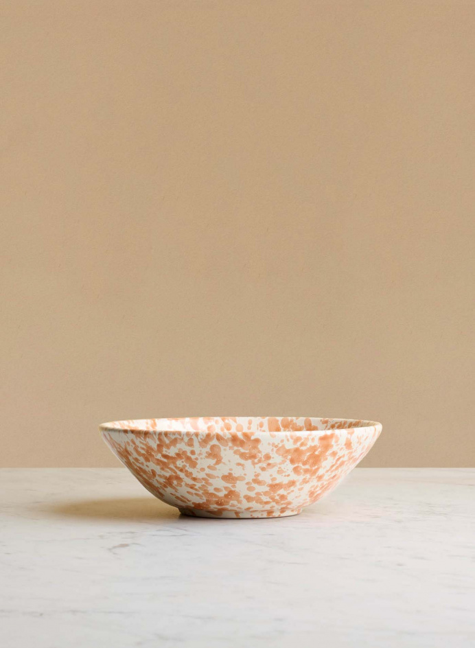 Salad Bowl Spruzzi Arancio in the group Kitchen / Porcelain / Sallad Bowls at Tambur Store AB (NFS2123SMAR)