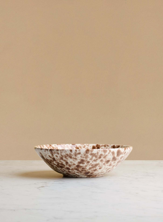 Salad Bowl Spruzzi Cioccolato in the group Kitchen / Porcelain / Sallad Bowls at Tambur Store AB (NFS2123SMMA)