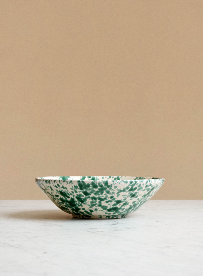 Salad Bowl Spruzzi Muschio in the group Kitchen / Porcelain / Sallad Bowls at Tambur Store AB (NFS2123SMV3SA)