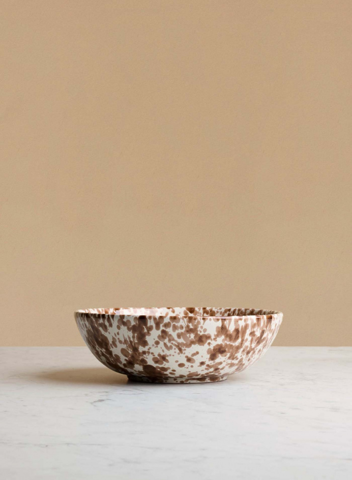 Serving Bowl Spruzzi Cioccolato in the group Kitchen / Porcelain / Serving bowls at Tambur Store AB (NFS21B26SMMAV)
