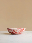Serving Bowl Spruzzi Red
