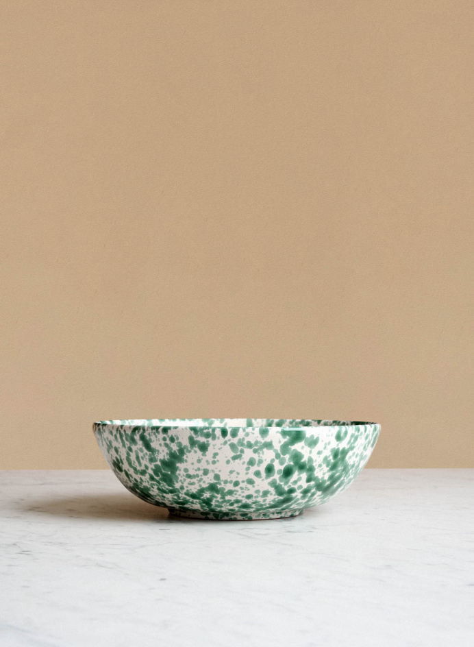 Serving Bowl Spruzzi Muschio in the group Kitchen / Porcelain / Serving bowls at Tambur Store AB (NFS21B26SMV3SAV)