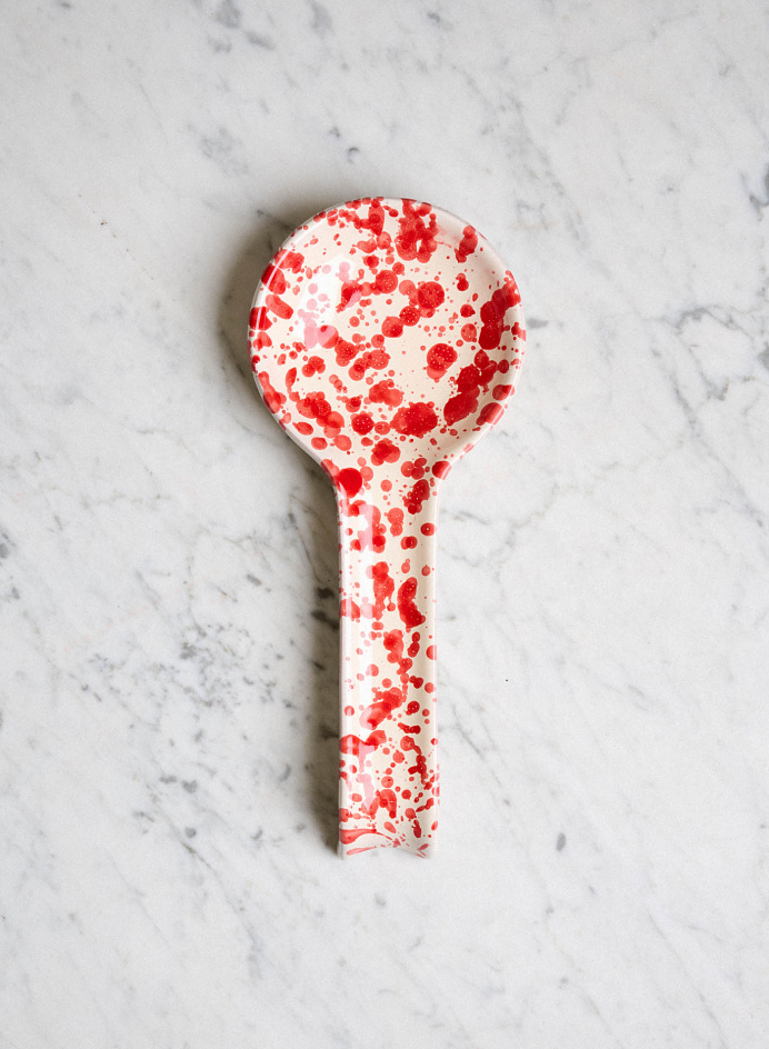 Spoon Rest Spruzzi Red in the group Kitchen / Table setting / Kitchen Accessories at Tambur Store AB (NFS237ASMRS)