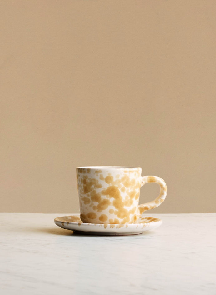 Coffee Cup Spruzzi Ambra in the group Kitchen / Porcelain / Cups & Mugs at Tambur Store AB (NFS253SMG)