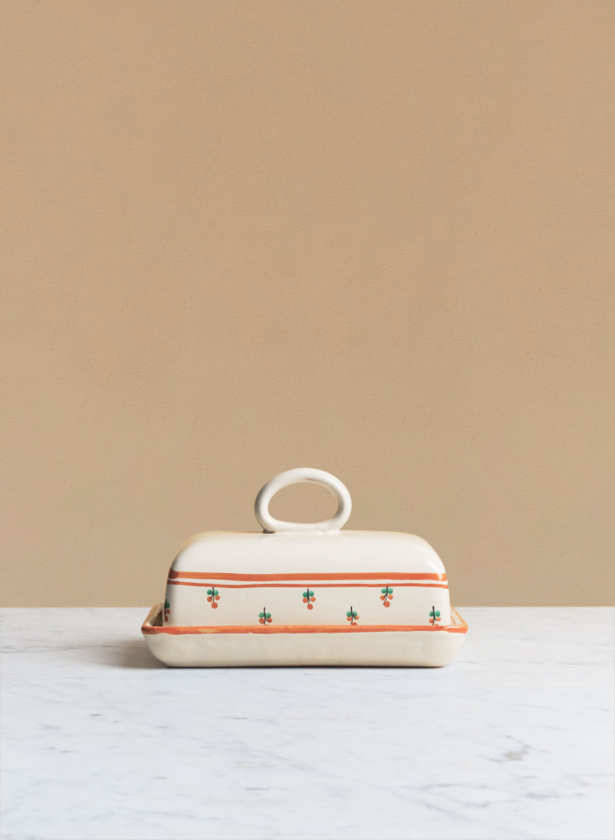 Butter Dish Fiore in the group KITCHEN / Table setting / Kitchen Accessories at Tambur Store AB (NFS25R18FAFIORE)