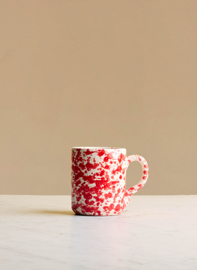 Coffee Mug Spruzzi Red in the group Kitchen / Porcelain / Cups & Mugs at Tambur Store AB (NFS26M1SMRS)