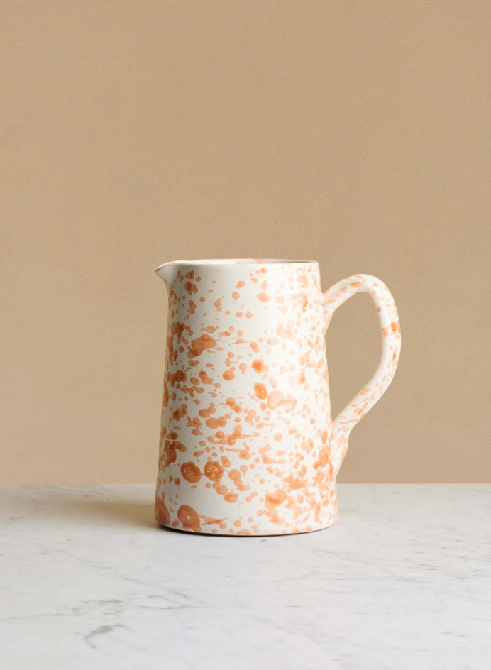 Pitcher Spruzzi Arancio in the group Kitchen / Porcelain / Pitcher at Tambur Store AB (NFS2718SMAR)